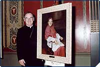 Duke of Calabria unveils new portrait of the British and Irish Sub-Prior at a reception at Archbishop’s House in Westminster1