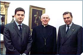 Duke of Calabria calls on the Archbishop of Armagh