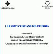 His Eminence Mario Francesco, Cardinal Pompedda, launches his book entitled The Christian Origins of Europe
