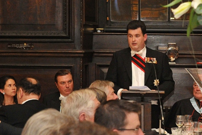 Speech by the Constantinian Order Delegate Anthony Bailey