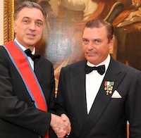 President of Montenegro honoured by Constantinian Order at London Ceremony