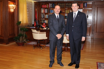 President of Albania receives Anthony Bailey