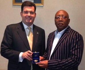 Constantinian Order Delegate meets Lesotho Minister of Sports and Olympic Team