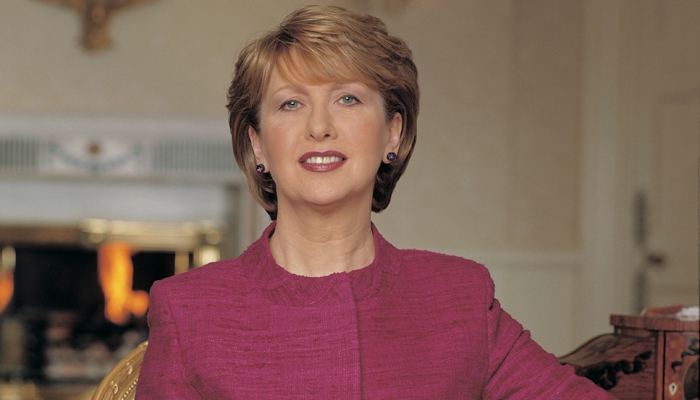 Constantinian Dame, President Mary McAleese of Ireland is re-elected as Irish Head of State for a further seven years