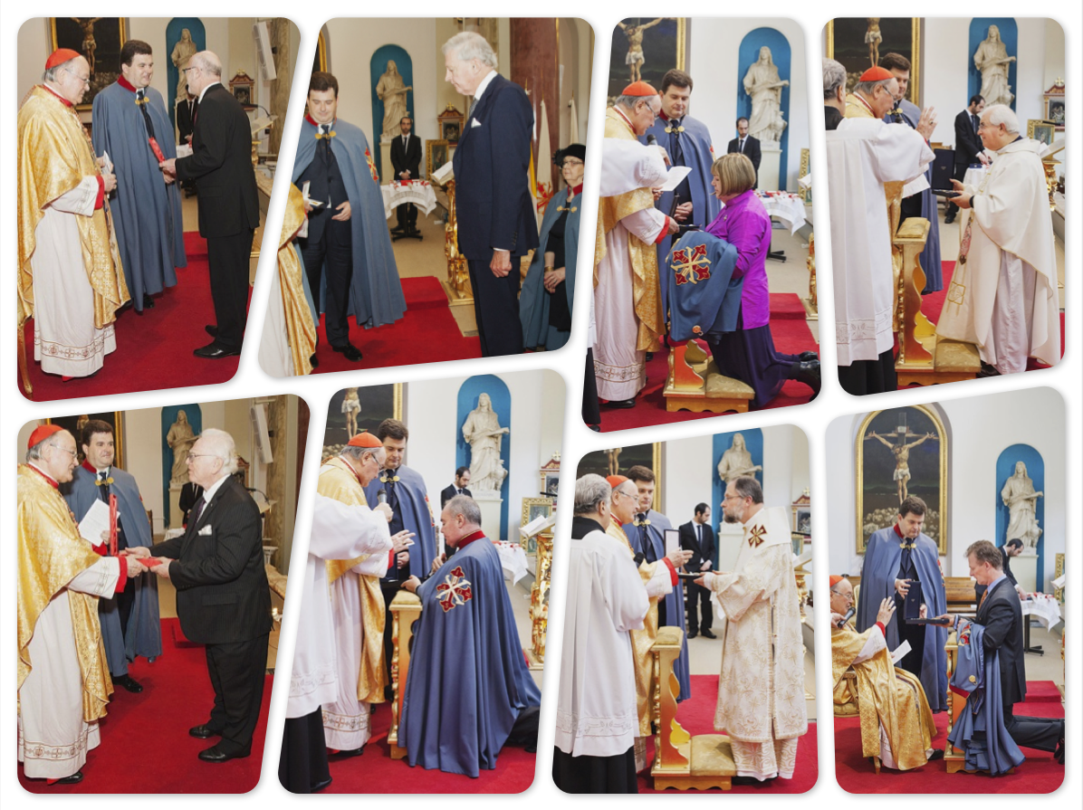 New promoted Delegation Knights and Dames invested at London ceremony