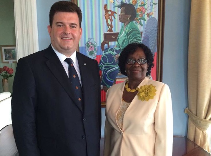 Delegate Anthony Bailey visits St Lucia