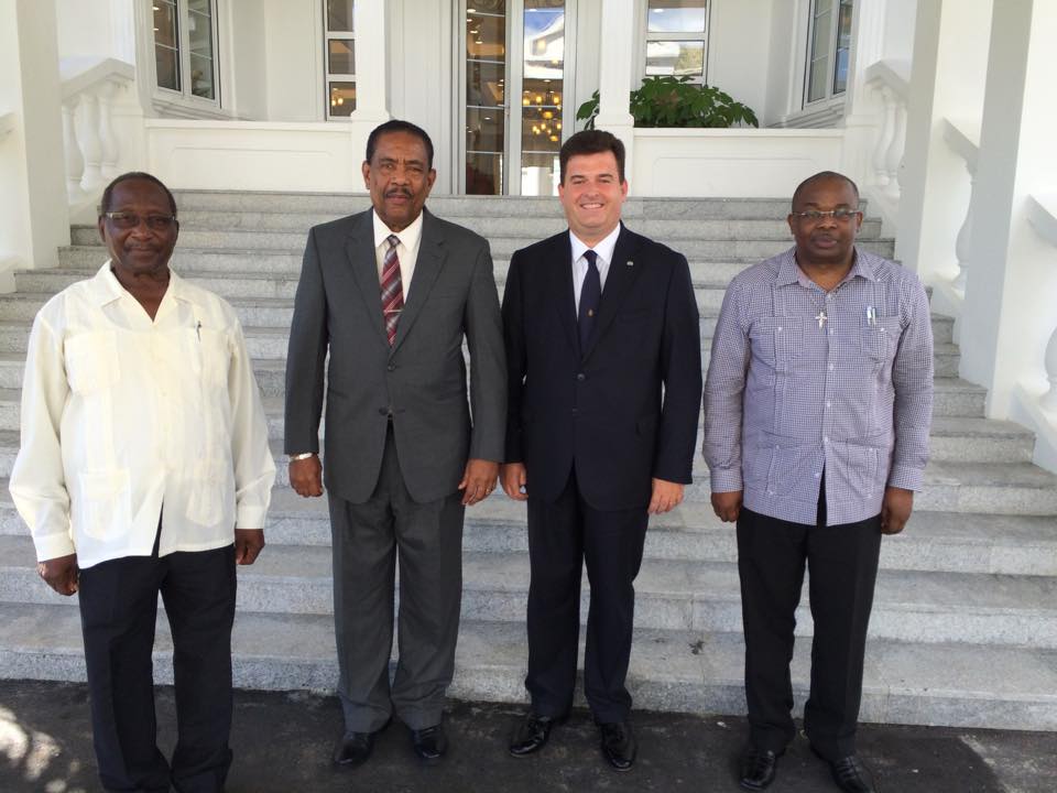 Secretary General Anthony Bailey visits the Commonwealth of Dominica