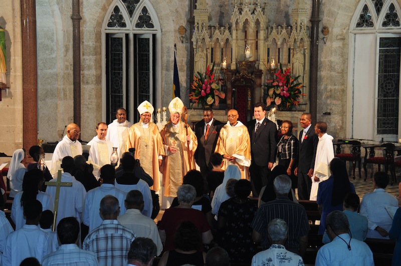 Cardinal Martino officially visits Barbados on behalf of the Constantinian Order