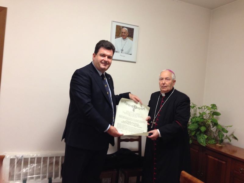 Investiture of Constantinian Chaplain Archbishop Luigi Barbarito