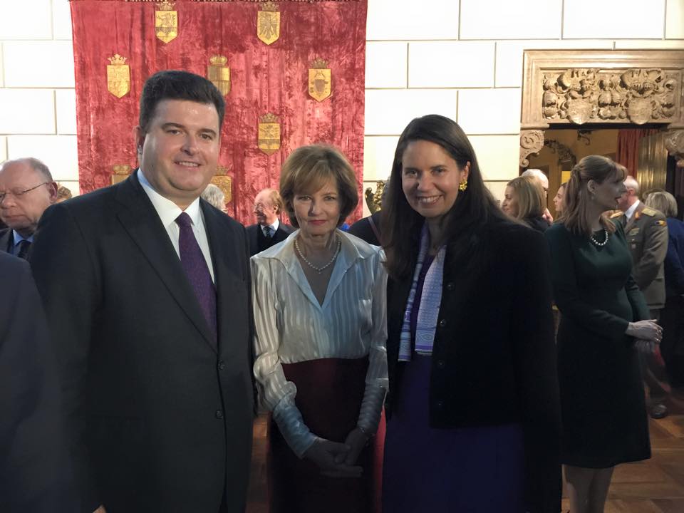 Delegate Anthony Bailey attends Romanian celebrations for HRH Crown Princess Margareta