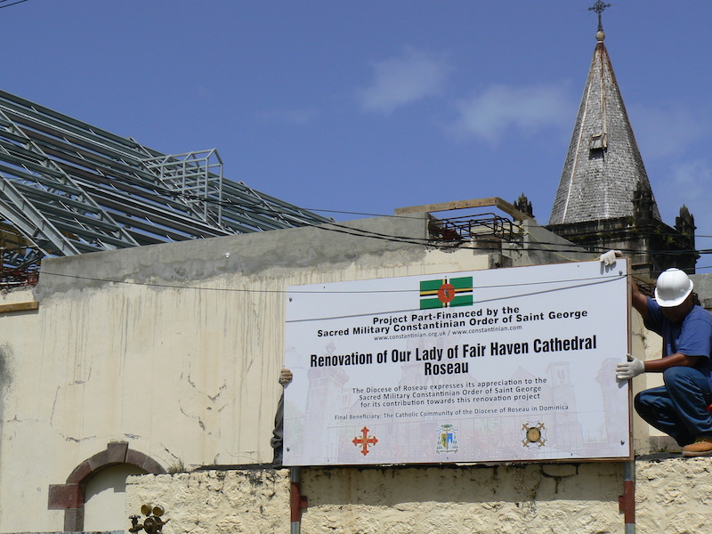 Charitable Projects underway in Dominica for Constantinian Order