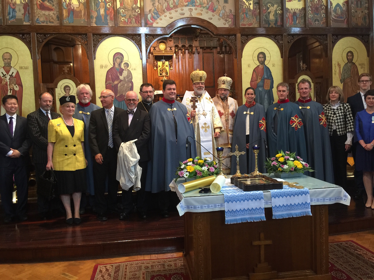 Constantinian Order honours the Ukrainian Greek Catholic Bishop of New Westminster