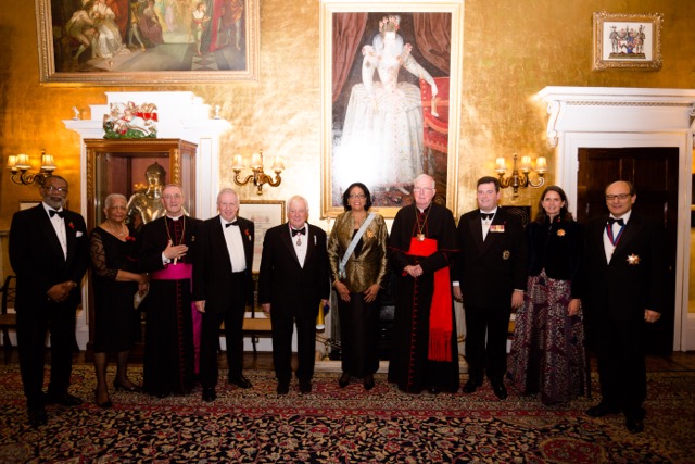 Governor General of Grenada attends Autumn Delegation Dinner of the Constantinian Order