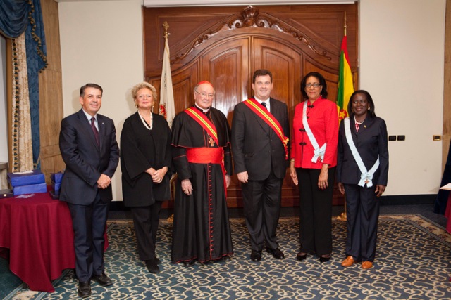 Governor General and Foreign Minister of Grenada visit the Constantinian Order