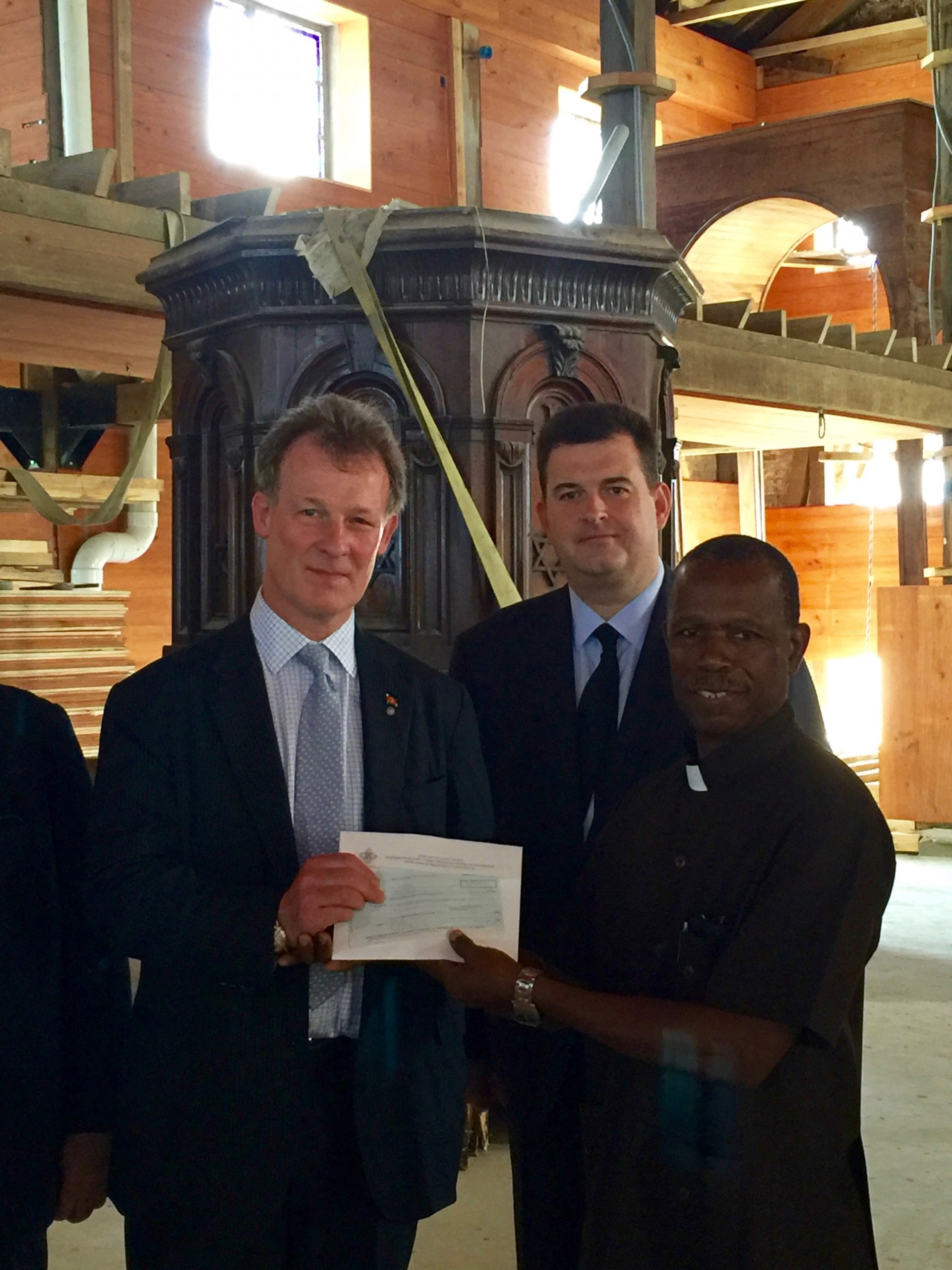 Constantinian Order supports St John’s Anglican Cathedral Restoration Appeal in Antigua & Barbuda