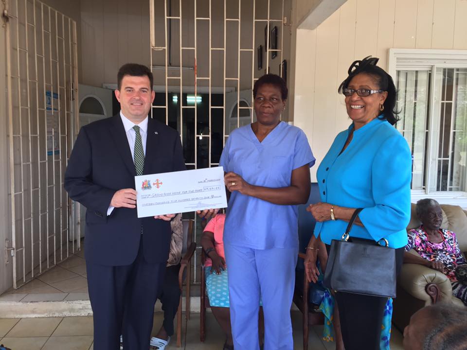 Delegate launches charitable projects during Official Visit to Grenada