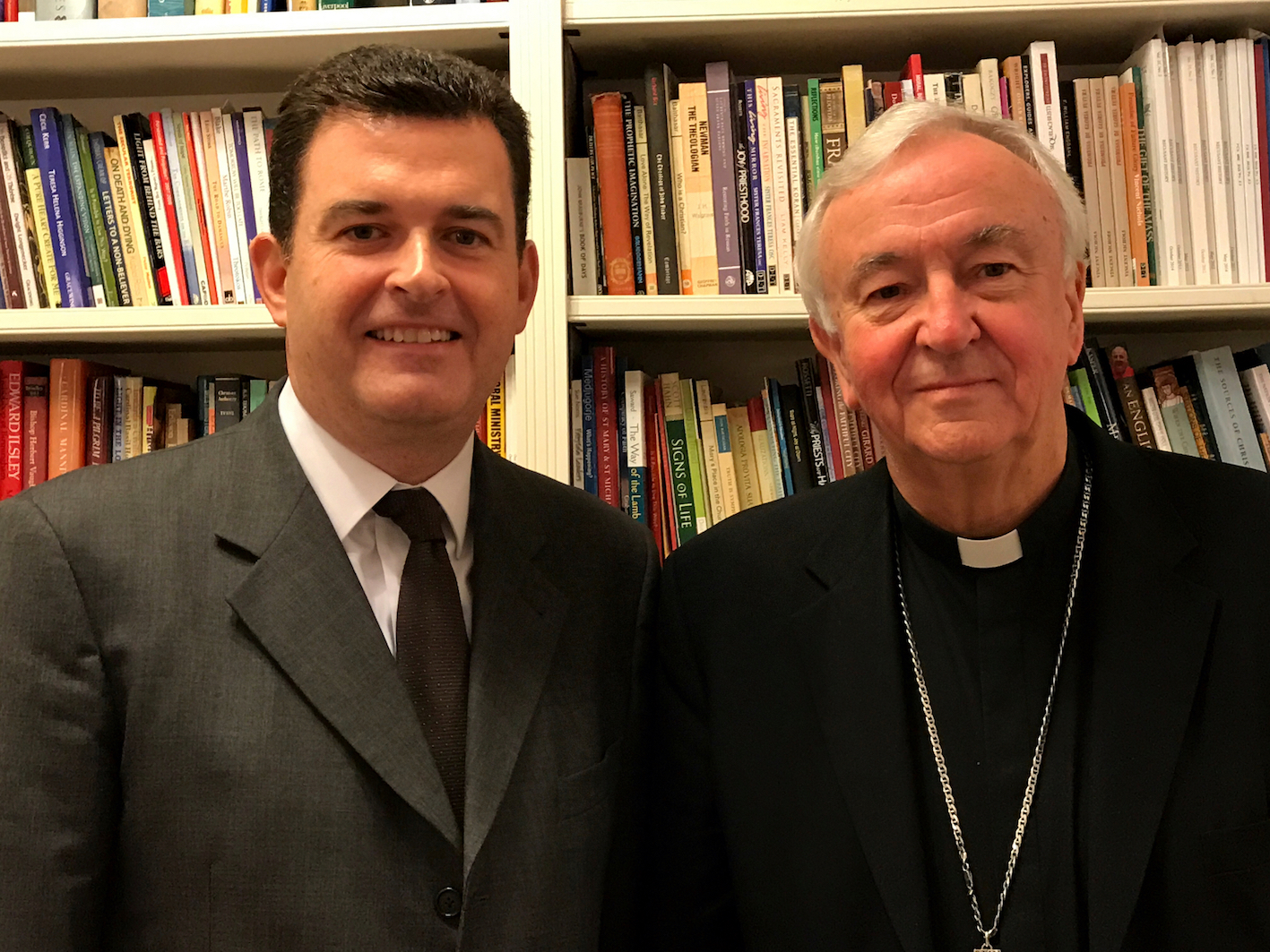 Delegate meets with Cardinal Archbishop of Westminster and Delegation Prior