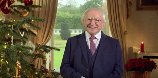 Christmas and New Year Message from President of Ireland Michael D. Higgins