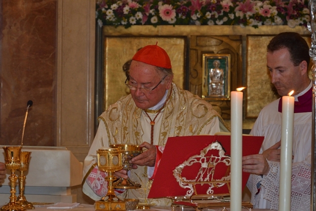 Cardinal Grand Prior celebrates the 60th anniversary of his ordination