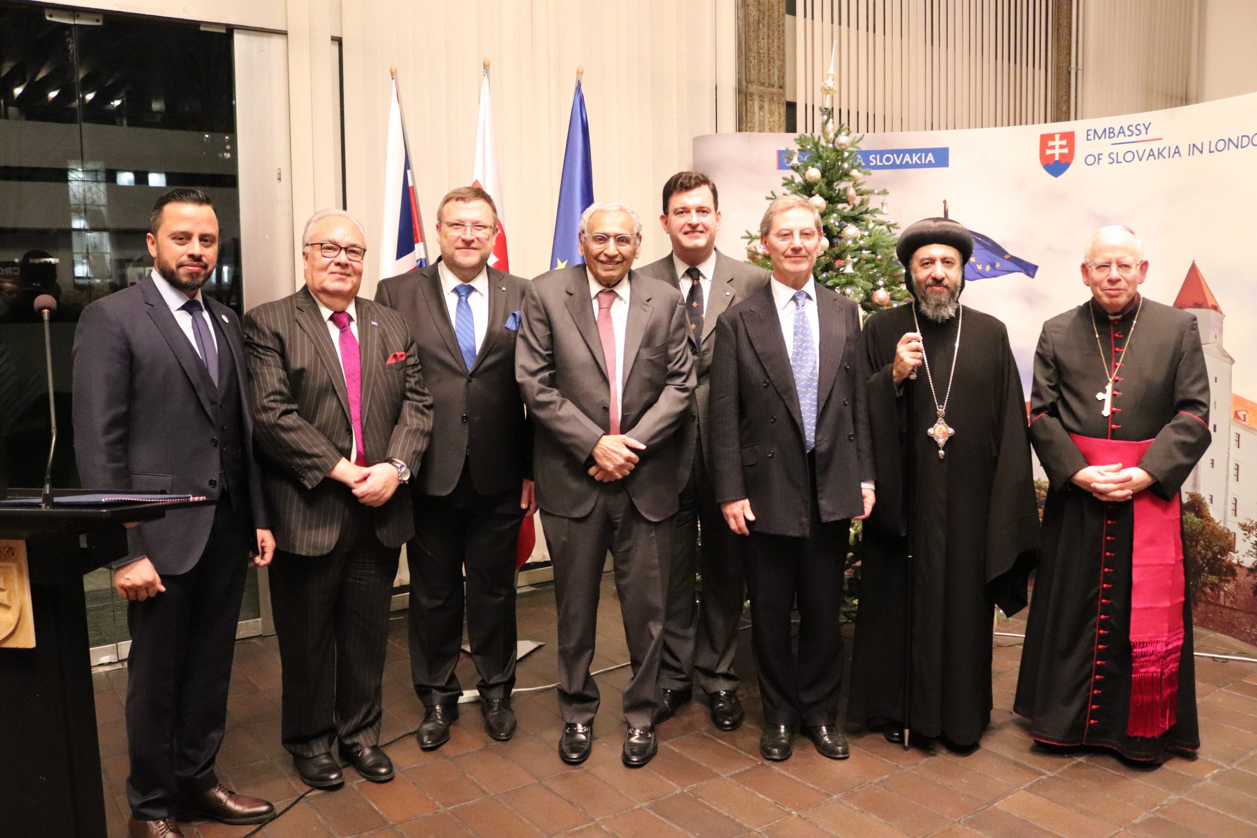 Constantinian Order &  Slovak Embassy celebrate faith communities & interfaith dialogue in Britain & Ireland in presence of faith leaders, UK minister, ambassador