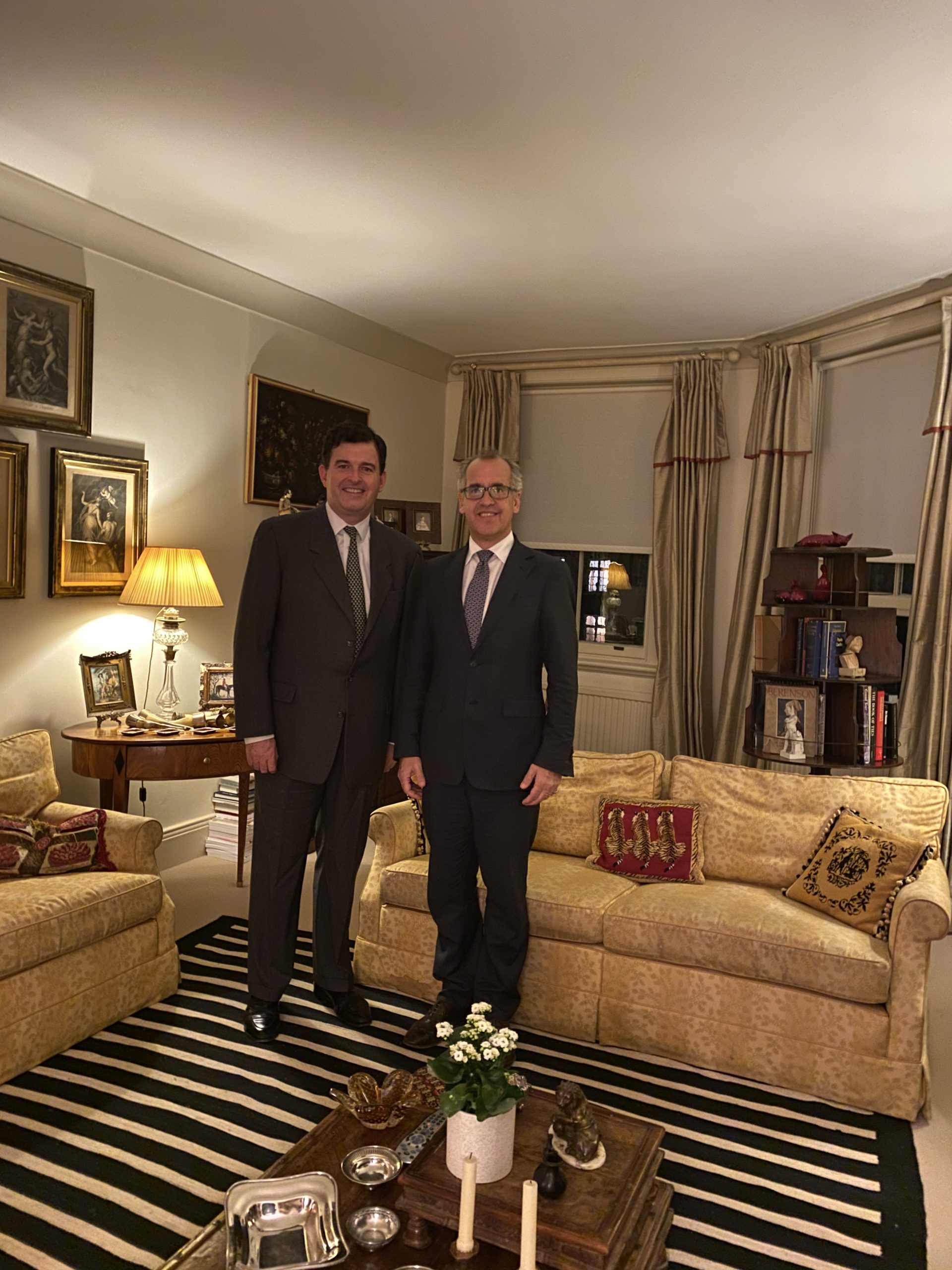 British and Irish Delegate Anthony Bailey meets with Rome-based Constantinian Order Grand Chancellor Prince Ruspoli